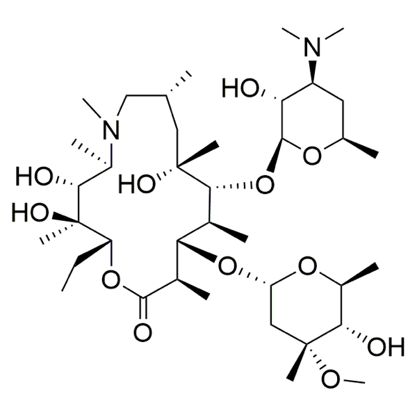 Azithromycin structure
