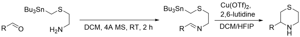 General procedure for the reaction of aldehydes with SnAP reagents.